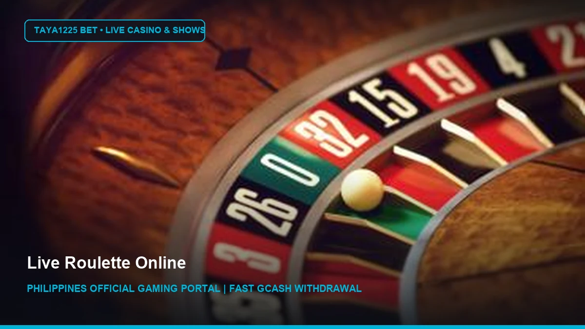 Live Roulette Online - Taya1225 Bet Philippines